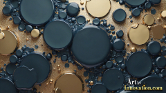 Metallic Shaped & Objects Wallpaper Backgrounds - HD Desktop Wallpaper & Backgrounds.