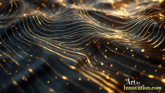 Amazing Graphics Art Collection: Gold,Blue,& Black Technology - HD Desktop Wallpaper & Backgrounds.