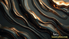 Amazing Graphics Art Collection: Gold,Blue,& Black Technology - HD Desktop Wallpaper & Backgrounds.