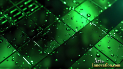 Amazing Graphics Art Collection: Modern Technology Green & Black - HD Desktop Wallpaper & Backgrounds.