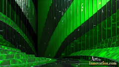 Amazing Graphics Art Collection: Modern Technology Green & Black - HD Desktop Wallpaper & Backgrounds.