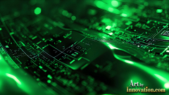 Amazing Graphics Art Collection: Modern Technology Green & Black - HD Desktop Wallpaper & Backgrounds.