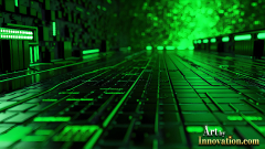 Amazing Graphics Art Collection: Modern Technology Green & Black - HD Desktop Wallpaper & Backgrounds.