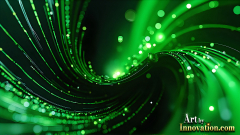Amazing Graphics Art Collection: Modern Technology Green & Black - HD Desktop Wallpaper & Backgrounds.