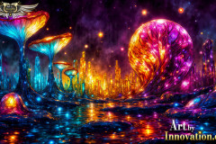 Fantasy Photograph of an Amazing Alien World