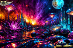 Fantasy Photograph of an Amazing Alien World