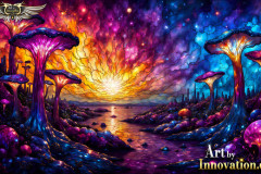 Fantasy Photograph of an Amazing Alien World