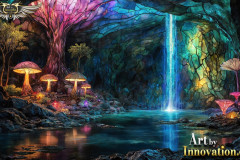 Fantasy Photograph of an Amazing Alien World