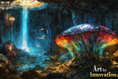 Fantasy Photograph of an Amazing Alien World