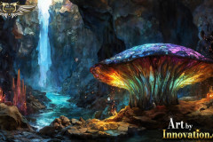 Fantasy Photograph of an Amazing Alien World