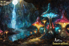 Fantasy Photograph of an Amazing Alien World