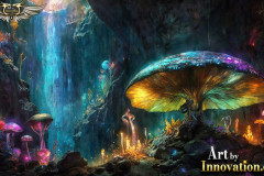 Fantasy Photograph of an Amazing Alien World