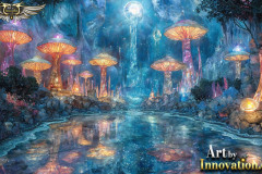 Fantasy Photograph of an Amazing Alien World