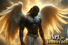 Male Angels from Above,handsome & sexy men,fantasy wings,brought to life through the magic of AI