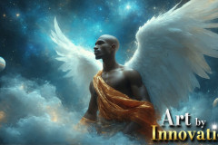 Male Angels from Above,handsome & sexy men,fantasy wings,brought to life through the magic of AI