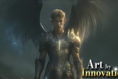 Male Angels from Above,handsome & sexy men,fantasy wings,brought to life through the magic of AI