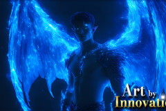 Male Angels from Above,handsome & sexy men,fantasy wings,brought to life through the magic of AI