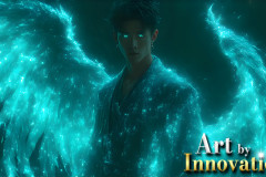Male Angels from Above,handsome & sexy men,fantasy wings,brought to life through the magic of AI