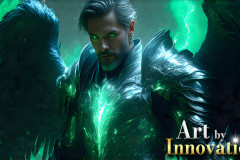 Male Angels from Above,handsome & sexy men,fantasy wings,brought to life through the magic of AI