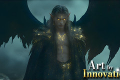 Male Angels from Above,handsome & sexy men,fantasy wings,brought to life through the magic of AI