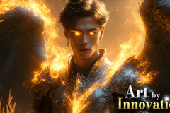 Male Angels from Above,handsome & sexy men,fantasy wings,brought to life through the magic of AI