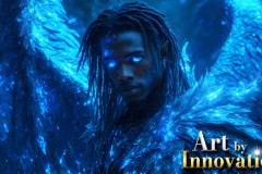 Male Angels from Above,handsome & sexy men,fantasy wings,brought to life through the magic of AI