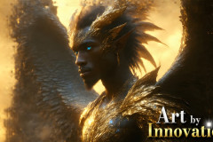 Male Angels from Above,handsome & sexy men,fantasy wings,brought to life through the magic of AI