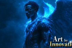 Male Angels from Above,handsome & sexy men,fantasy wings,brought to life through the magic of AI