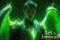 Male Angels from Above,handsome & sexy men,fantasy wings,brought to life through the magic of AI