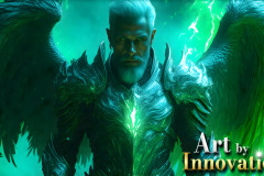 Male Angels from Above,handsome & sexy men,fantasy wings,brought to life through the magic of AI