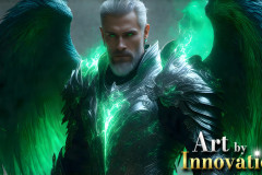 Male Angels from Above,handsome & sexy men,fantasy wings,brought to life through the magic of AI