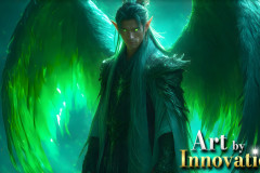 Male Angels from Above,handsome & sexy men,fantasy wings,brought to life through the magic of AI