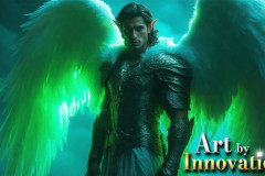 Male Angels from Above,handsome & sexy men,fantasy wings,brought to life through the magic of AI