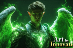 Male Angels from Above,handsome & sexy men,fantasy wings,brought to life through the magic of AI