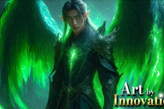 Male Angels from Above,handsome & sexy men,fantasy wings,brought to life through the magic of AI