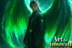 Male Angels from Above,handsome & sexy men,fantasy wings,brought to life through the magic of AI