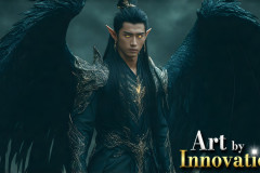 Male Angels from Above,handsome & sexy men,fantasy wings,brought to life through the magic of AI