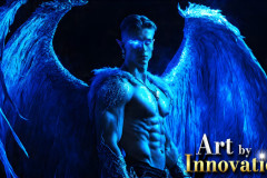 Male Angels from Above,handsome & sexy men,fantasy wings,brought to life through the magic of AI