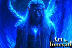 Male Angels from Above,handsome & sexy men,fantasy wings,brought to life through the magic of AI