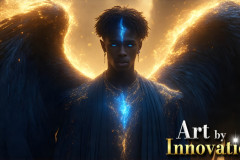 Male Angels from Above,handsome & sexy men,fantasy wings,brought to life through the magic of AI
