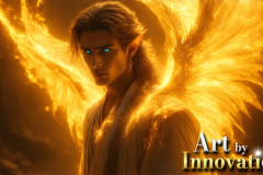 Male Angels from Above,handsome & sexy men,fantasy wings,brought to life through the magic of AI