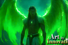 Male Angels from Above,handsome & sexy men,fantasy wings,brought to life through the magic of AI