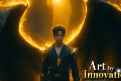 Male Angels from Above,handsome & sexy men,fantasy wings,brought to life through the magic of AI