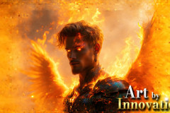 Male Angels from Above,handsome & sexy men,fantasy wings,brought to life through the magic of AI
