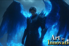 Male Angels from Above,handsome & sexy men,fantasy wings,brought to life through the magic of AI