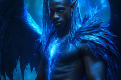 Male Angels from Above,handsome & sexy men,fantasy wings,brought to life through the magic of AI