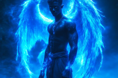 Male Angels from Above,handsome & sexy men,fantasy wings,brought to life through the magic of AI