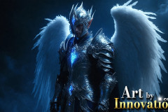 Male Angels from Above,handsome & sexy men,fantasy wings,brought to life through the magic of AI
