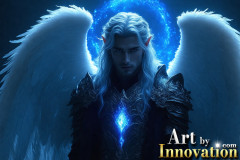 Male Angels from Above,handsome & sexy men,fantasy wings,brought to life through the magic of AI
