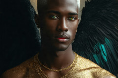 Male Angels from Above,handsome & sexy men,fantasy wings,brought to life through the magic of AI